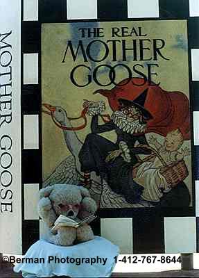 Teddy Bear reading Mother Goose stories